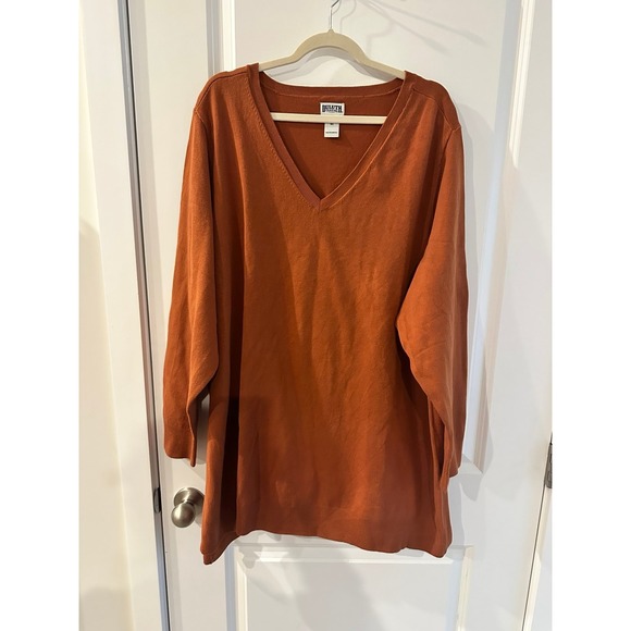 Sweaters - Duluth Trading V Neck Tunic Sweater Women's SZ 4X PLUS SIZE 28/30
